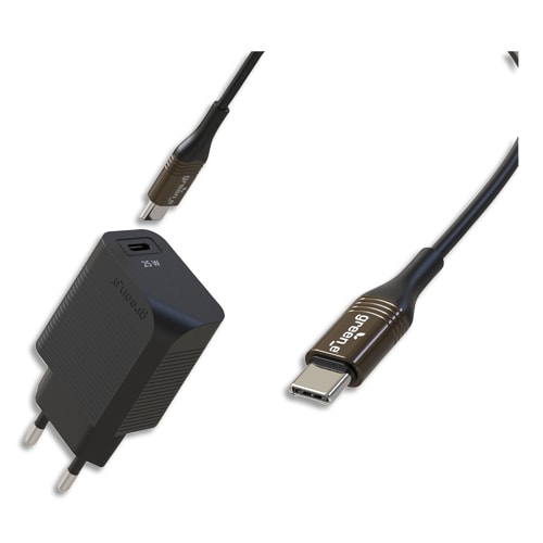 [451204] GREEN KIT PRISE USB-C+CABLE USB-C GR7145