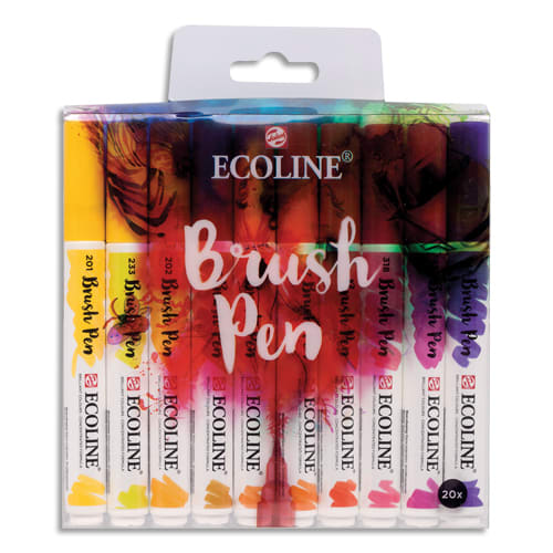 ECI P/20 BRUSHPEN ECOLINE AQUA 11509009       999W