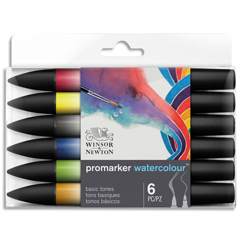 [456242] WIN SET/6 PROMARKER WATERCOLOUR 290164