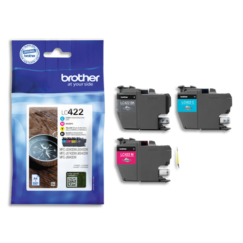 BRO P/4 CARTOUCHES JE LC422VAL