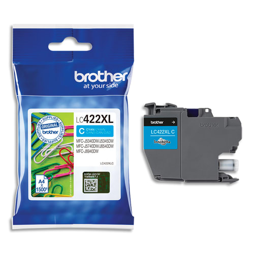 [457544] BRO CARTOUCHE JE CYAN XL LC422XLC