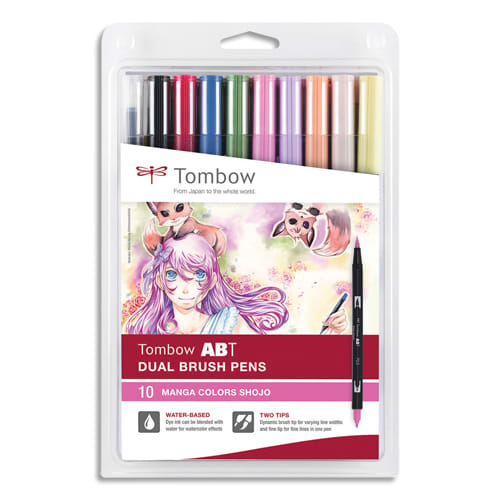 TBW P/10 FEUTRES SHOJO ABT-10C-MANGA2,       999W