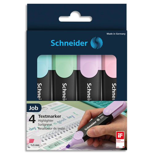 [458825] SCN P/4 SURLIGNEUR JOB ASS PASTEL 115098       296B