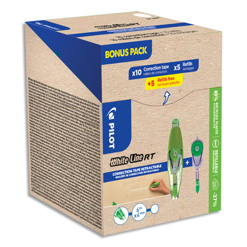 [459086] PIL GREENPACK 10+10 CORR WHITELINE424772       287D