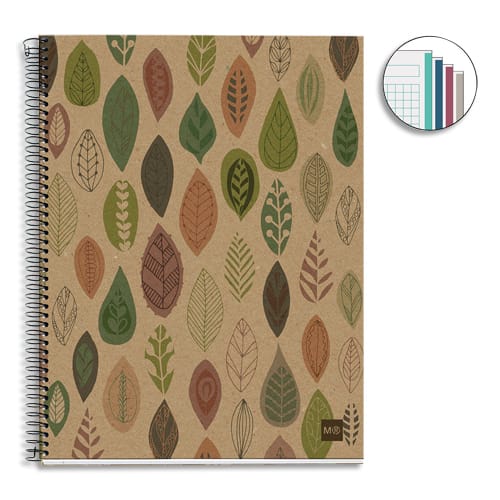 MIRI CAHIER A4 240P 5X5 ECO FEUIL MR2870       357E