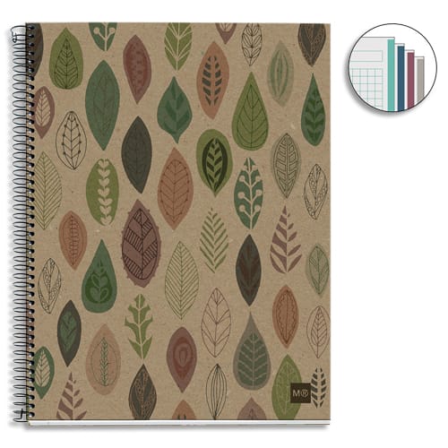 MIRI CAHIER A5 240P 5X5 ECO FEUIL MR2872       357E