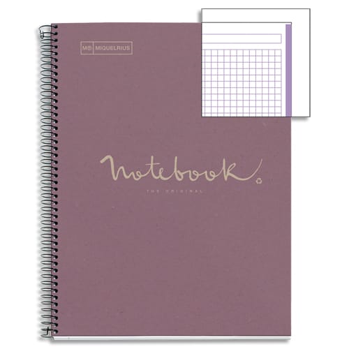 MIRI CAHIER A4 160P 5X5 ECO E LAV MR6090       357E