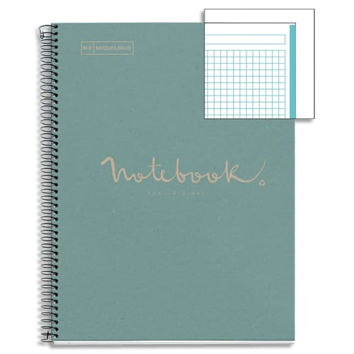 MIRI CAHIER A4 160P 5X5 ECO E BLE MR6092       357E