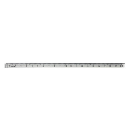 [459290] MNV REGLE CARRE 20CM TRANSPARENTE 52020       402A
