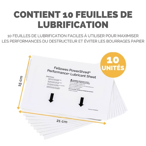 [459398] FEL P/10 FEUILLES PRELUBRIFIEES 4025601       114G
