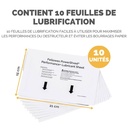 FEL P/10 FEUILLES PRELUBRIFIEES 4025601       114G