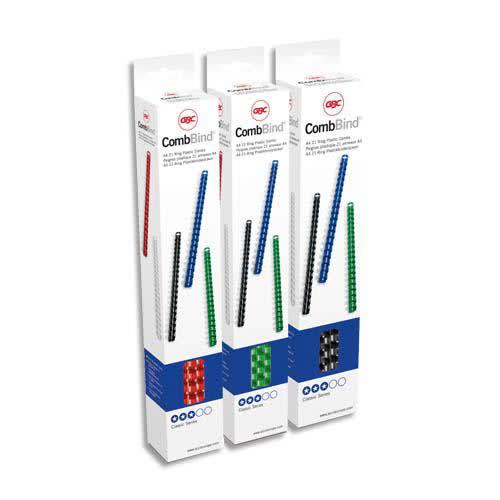 [496203] GBC B/100 PEIGN COMB A4 12MM BLC 4028197