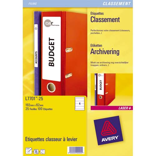 AVE B/175 ETIQ DOSR CLAS192X38 L4760-25       192B