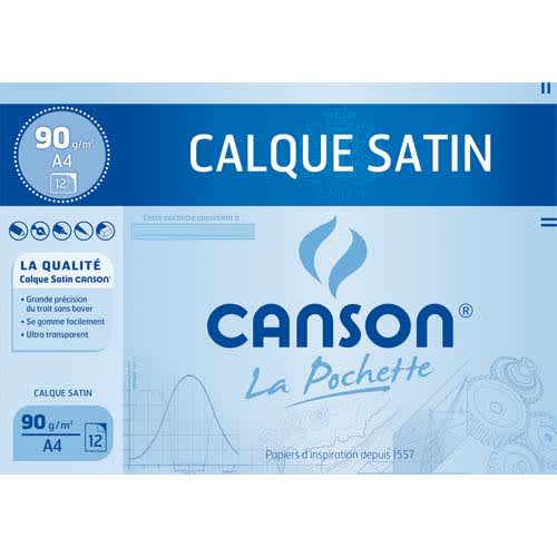 [525975] CAN P/12 FEUIL CALQ 90G A4 C200017154       397B