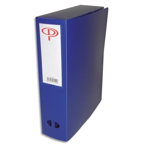 PRG BOITE CLASSEMENT DOS 8CM PP BLEU       231A