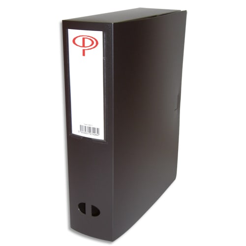 PRG BOITE CLASSEMENT DOS 8CM PP NOIR