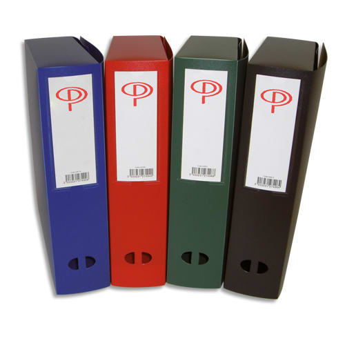 PRG BOITE CLASSEMENT DOS 8CM PP ASSORTIS       231A