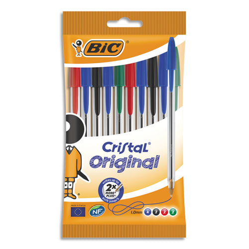 [566879] BIC E/10 STYL BIL CRISTAL 1MM ASS 516354       275C