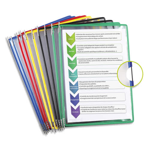 [584099] DBT P/10 POCHES A4 PVC ASS 114009       417B