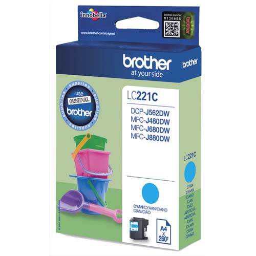 [605937] BRO CART JET ENCRE CYAN LC221C       999W