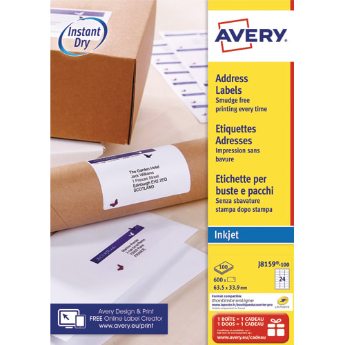 [694481] AVE B/2400 ETIQ JTEN 63.5X33.9 J8159-100       176A