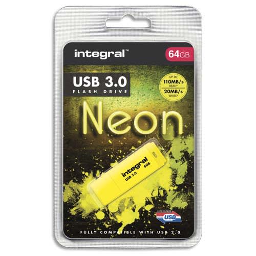[704611] ITG CLE NEON 64G JNE INFD64GBNEONYL3.0