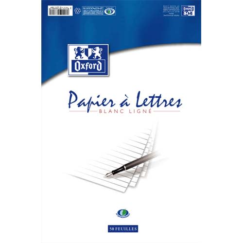 [705420] OXFO BLOC/50F A4 LIGNE 100102126       27E