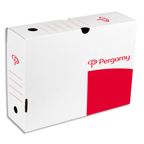 [705494] PRG BOITE ARCHIVE AUTO D15CM ROUGE/BLANC       234A