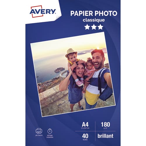 [705585] AVE B/40 PAP PHOTO BRILL A4 180G 2741-40       28A