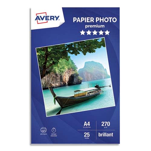 [705592] AVE B/25 PAP PHOTO BRILL A4 270G 2739-25       28A