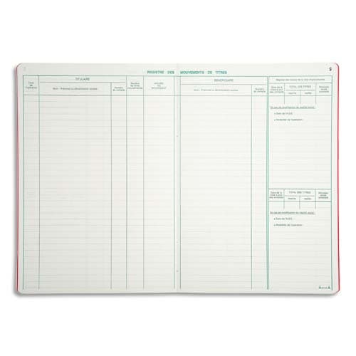 [706130] RLD REGISTRE MVT TITRES 297X210 90120D       450C