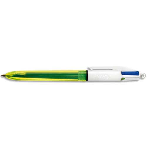BIC STYLO BILLE 4 COULEURS FLUO 982868       273B