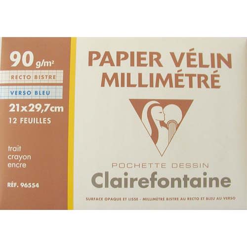 CLF P/12 FEUIL MM A4 90G 96554C       396B