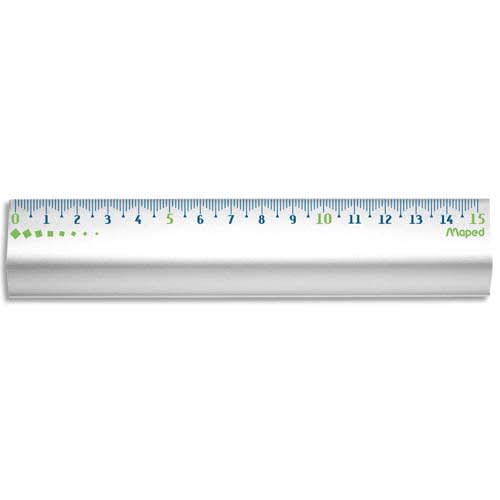 [763899] MAE REGLE ALU ANTI DERAPANTE 15CM 120159       402B