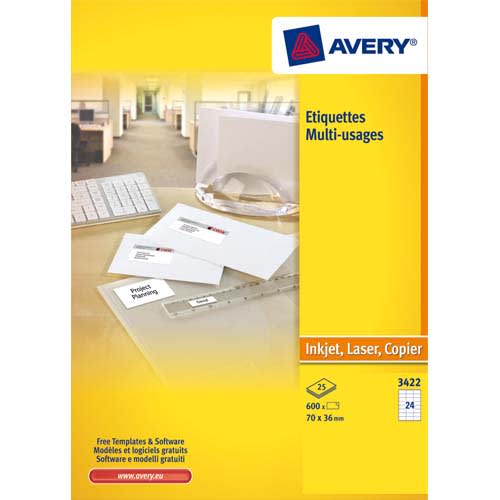 [774394] AVE B/2400 ETQ MULTIUSAGE 70X35 3422-100       175B