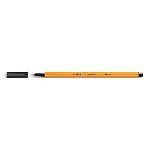 [791048] STA STYLO FEUTRE POINT 88 NOIR 88/46       293D