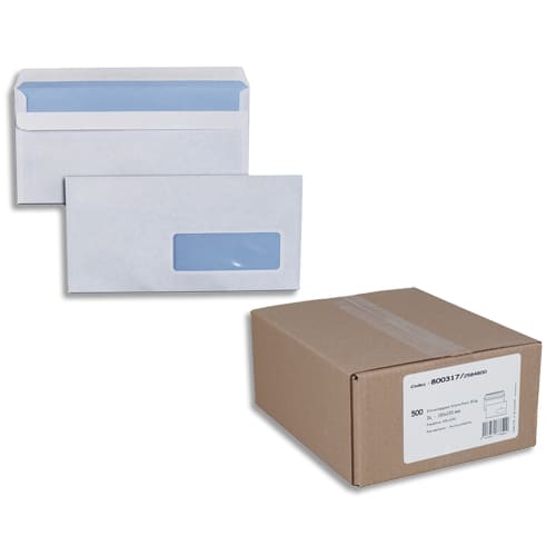 [800317] 1ER B/500 ENV 80G DL F35 AUTOCOLLANTE       166A