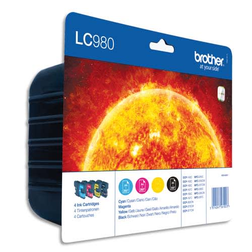 [878635] BRO VALUE PACK JE 4COUL LC980VALBP       999W