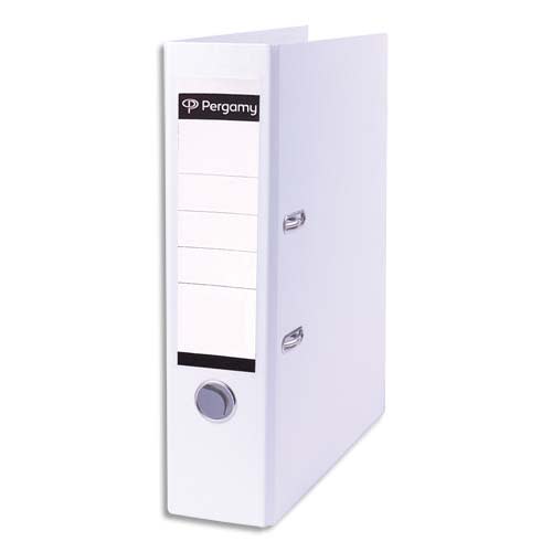 [900848] PRG CLAS LEV PP/PAPIER DOS 8CM BLANC