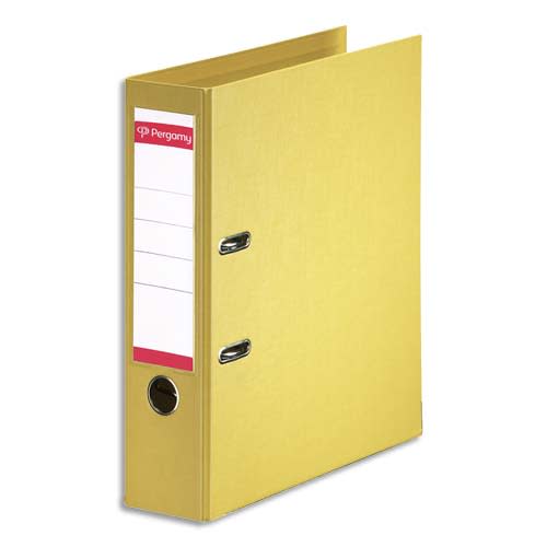 [900897] PRG CLAS LEV PP DOS 8CM JAUNE       184A