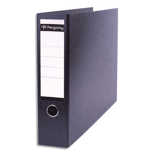 [900900] PRG CLASSEUR LEV A3 PAYSAGE DOS8CM NOIR       186F