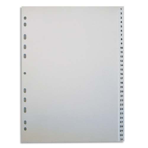 [901602] PRG INTERC NUM 31T A4 PP BLANC 901602       201B
