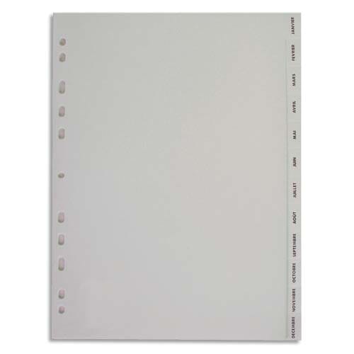 [901610] PRG INTERC MENSUEL 12T A4 PP BLANC901610       201B