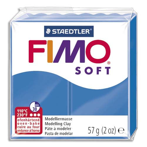 FIMO PATE FIMO SOFT 57G BLEU 261437