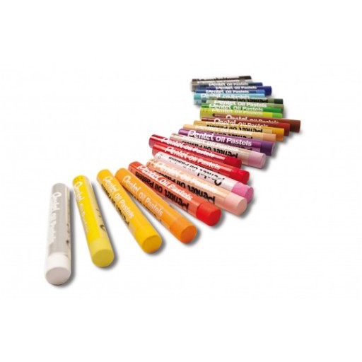 [043012] PEN B/25 PASTELS HUILE D8MM ASS PHN-25U       999W
