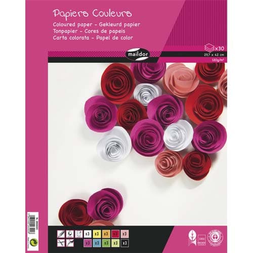 CLF BLOC PAP COUL 120G A3 ASS 26502C       999W