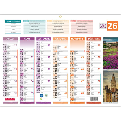 [141200] CBG CAL 4 SAISONS 32X42 PAPSAISONSMED-26