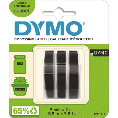 [241628] DYM L/3 RUBANS 9X3 NOIR GLOSSY S0847730       139B
