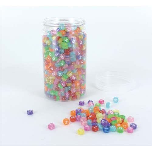 [292418] OCO BOCAL 1200 PERLES ALPHABET TRSP 1283       999W
