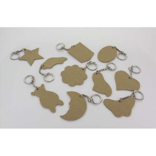 [292483] OCO L/ 10 PORTE CLES BOIS 1314